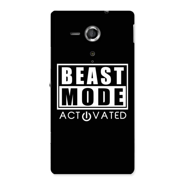 Beast Mode Activated Back Case for Sony Xperia SP