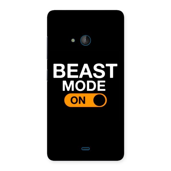 Beast Mode Switched On Back Case for Lumia 540