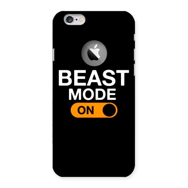 Beast Mode Switched On Back Case for iPhone 6 Logo Cut