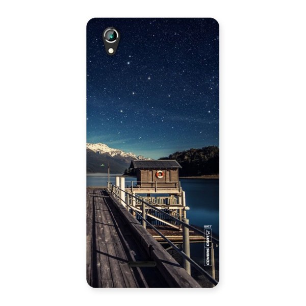Beautiful Dock Hut Back Case for Lava Iris 800