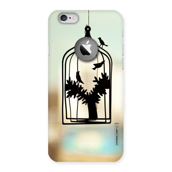 Beautiful Pegion Cage Back Case for iPhone 6 Logo Cut