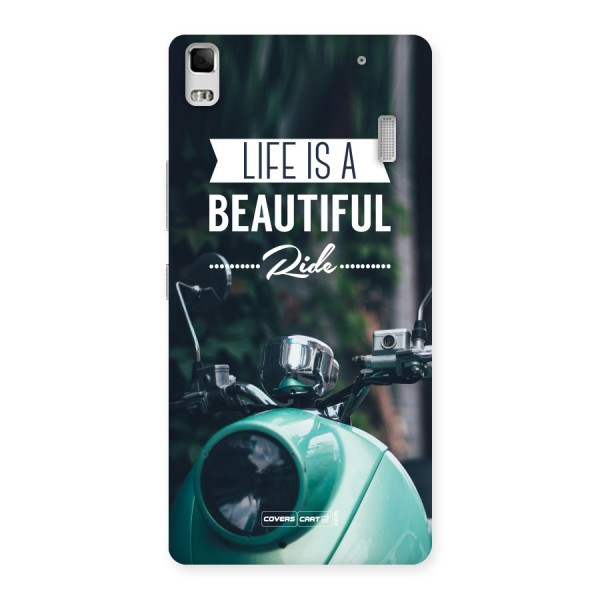 Life is a Beautiful Ride Back Case for Lenovo K3 Note