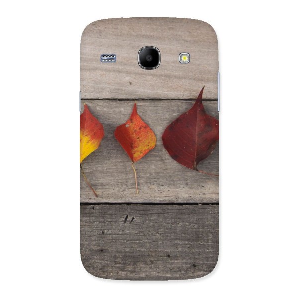 Beautiful Wood Leafs Back Case for Galaxy Core