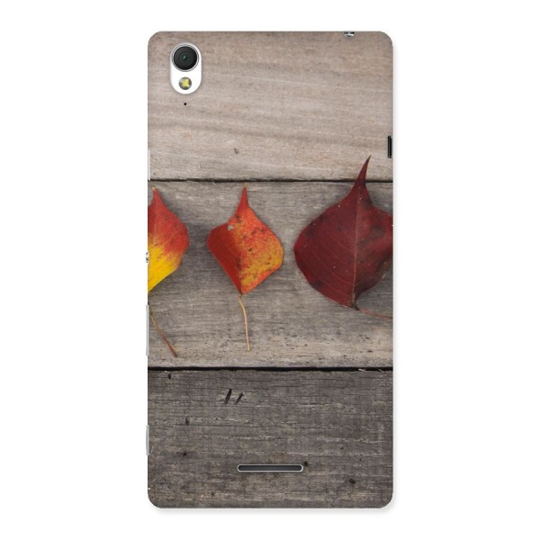 Beautiful Wood Leafs Back Case for Sony Xperia T3