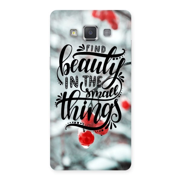 Beauty in Small Things Back Case for Galaxy Grand 3