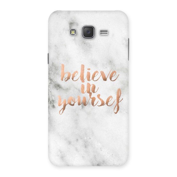 Believe in Yourself Back Case for Galaxy J7