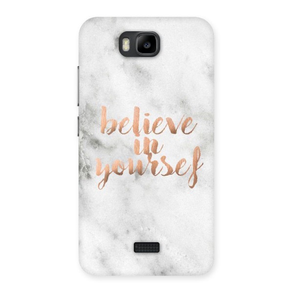 Believe in Yourself Back Case for Honor Bee