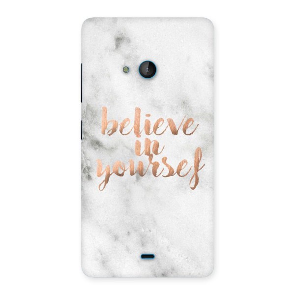 Believe in Yourself Back Case for Lumia 540