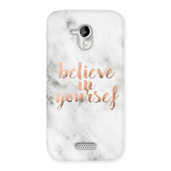 Believe in Yourself Back Case for Micromax Canvas HD A116