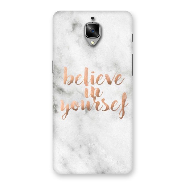 Believe in Yourself Back Case for OnePlus 3