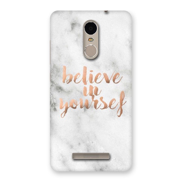 Believe in Yourself Back Case for Xiaomi Redmi Note 3