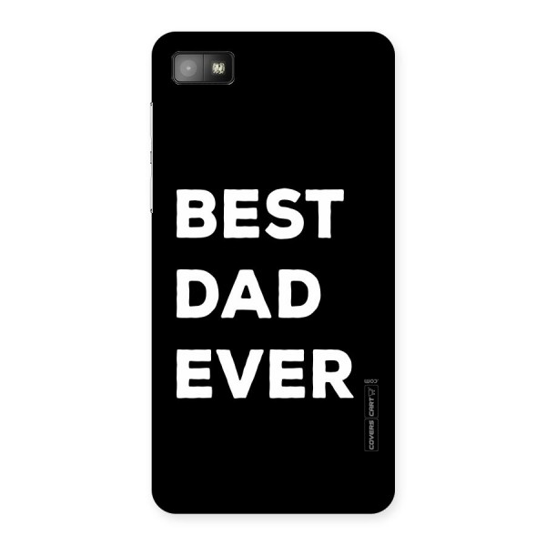 Best Dad Ever Back Case for Blackberry Z10