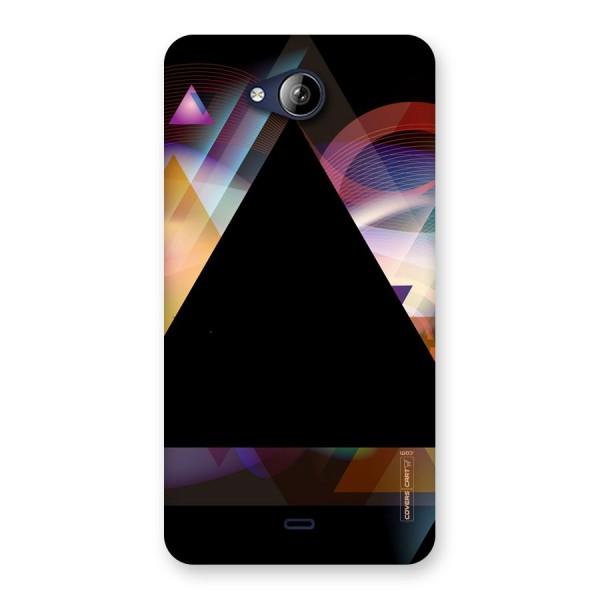 Triangle Black Abstract Back Case for Canvas Play Q355