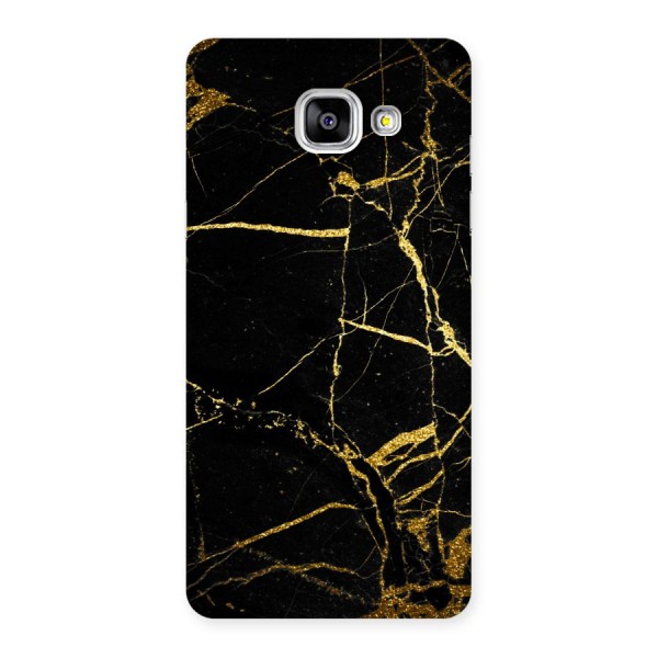Black And Gold Design Back Case for Galaxy A5 2016