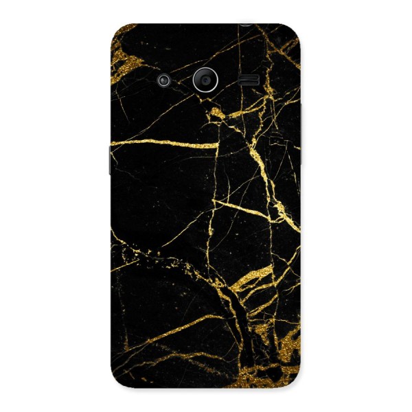Black And Gold Design Back Case for Galaxy Core 2