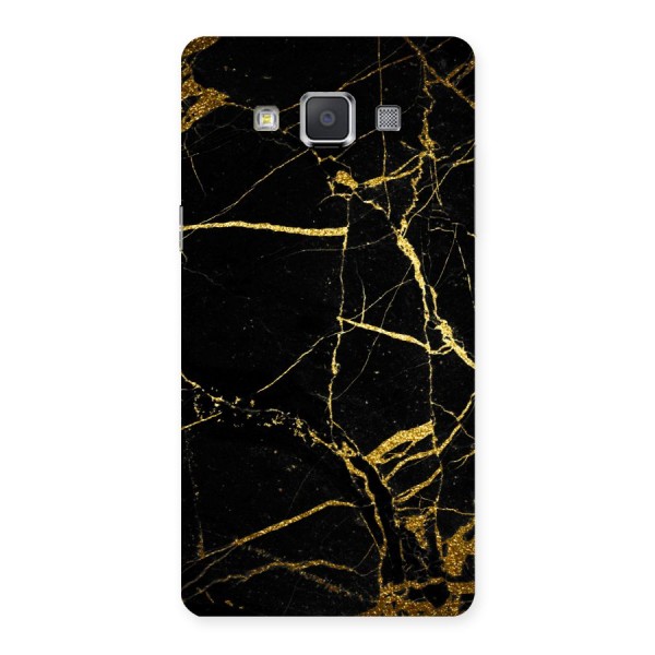 Black And Gold Design Back Case for Galaxy Grand 3