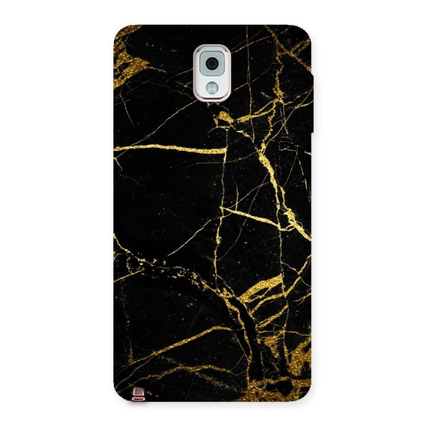 Black And Gold Design Back Case for Galaxy Note 3
