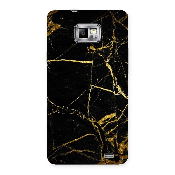 Black And Gold Design Back Case for Galaxy S2