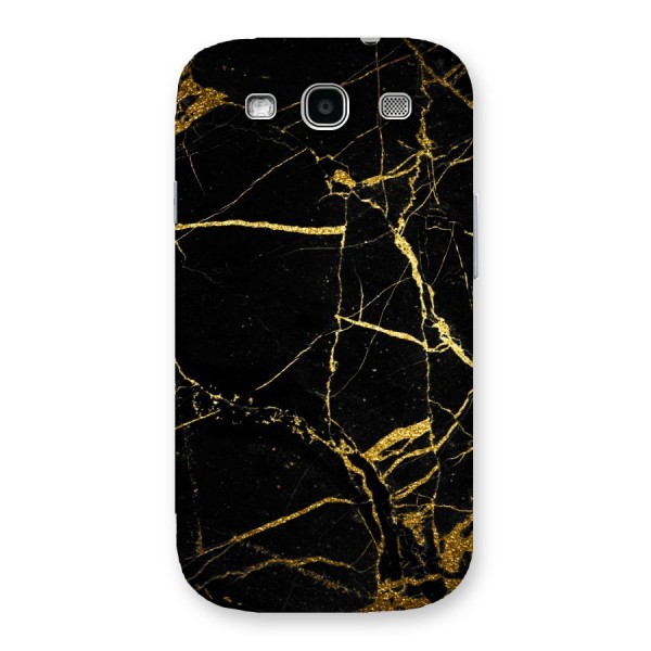 Black And Gold Design Back Case for Galaxy S3