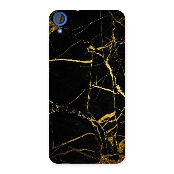 Black And Gold Design Back Case for HTC Desire 820s