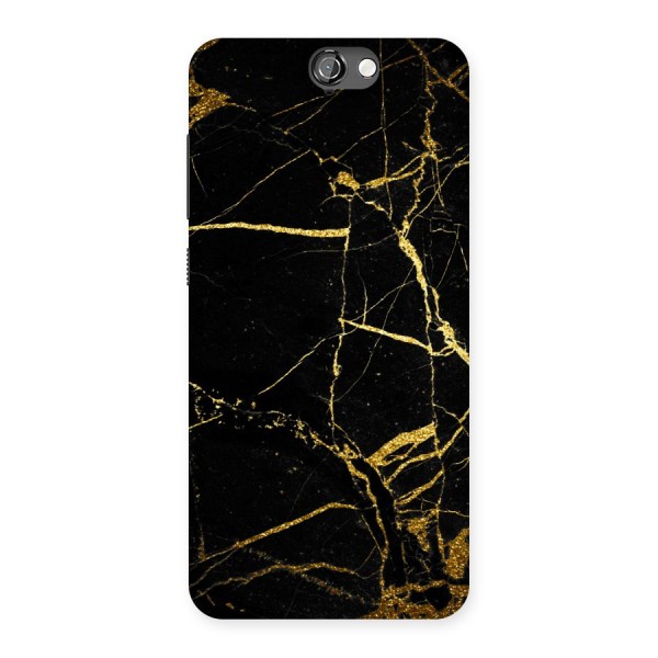 Black And Gold Design Back Case for HTC One A9