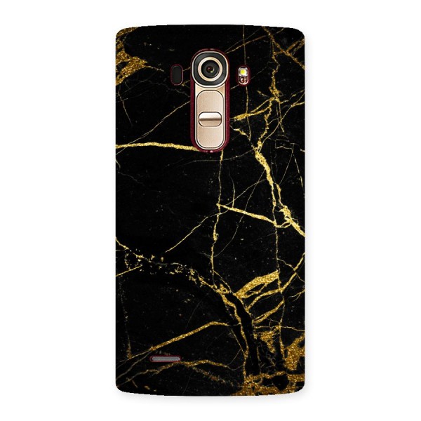 Black And Gold Design Back Case for LG G4