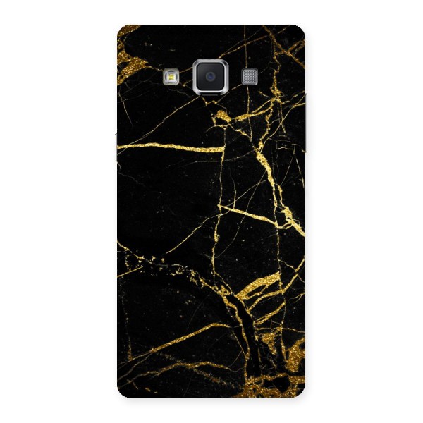 Black And Gold Design Back Case for Samsung Galaxy A5