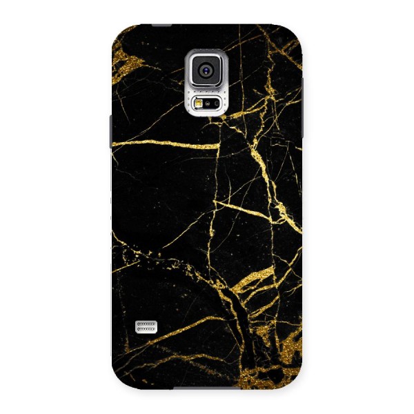 Black And Gold Design Back Case for Samsung Galaxy S5