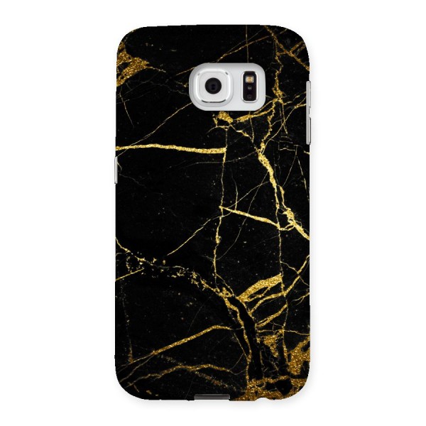 Black And Gold Design Back Case for Samsung Galaxy S6