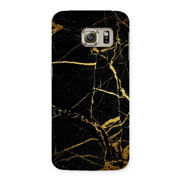 Black And Gold Design Back Case for Samsung Galaxy S6 Edge