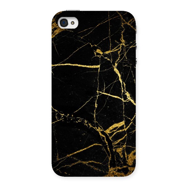 Black And Gold Design Back Case for iPhone 4 4s