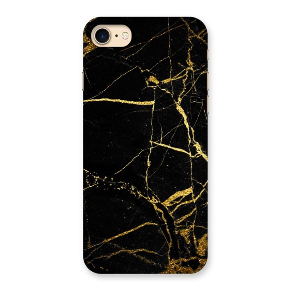 Black And Gold Design Back Case for iPhone 7