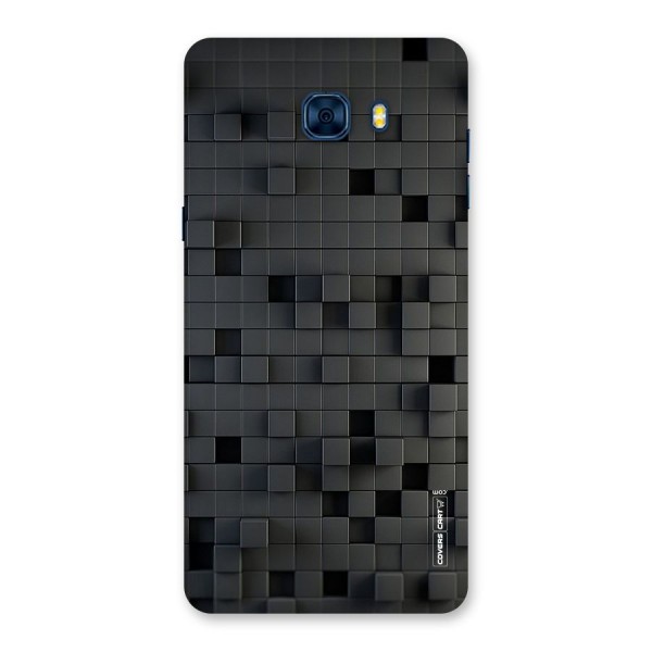 Black Bricks Back Case for Galaxy C7 Pro