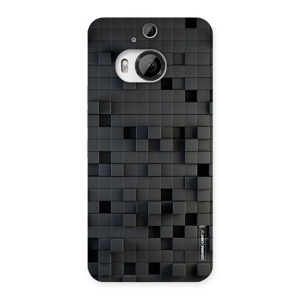 Black Bricks Back Case for HTC One M9 Plus