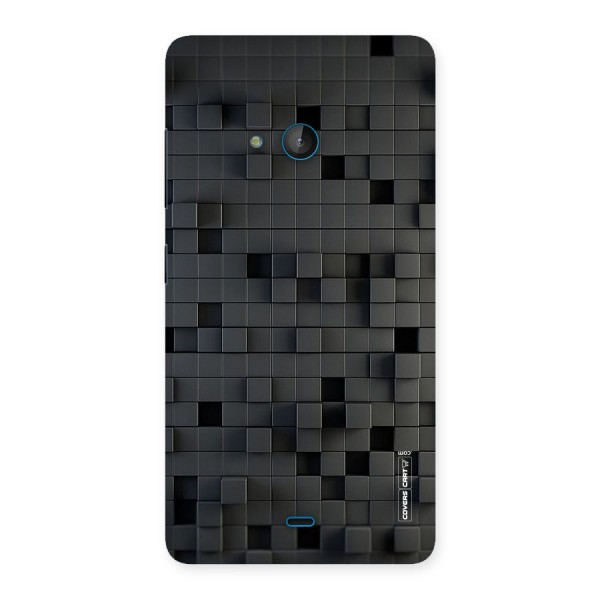 Black Bricks Back Case for Lumia 540