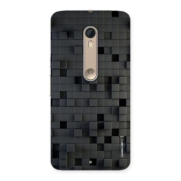 Black Bricks Back Case for Motorola Moto X Style
