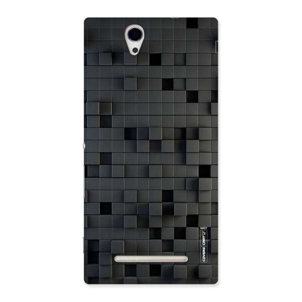 Black Bricks Back Case for Sony Xperia C3