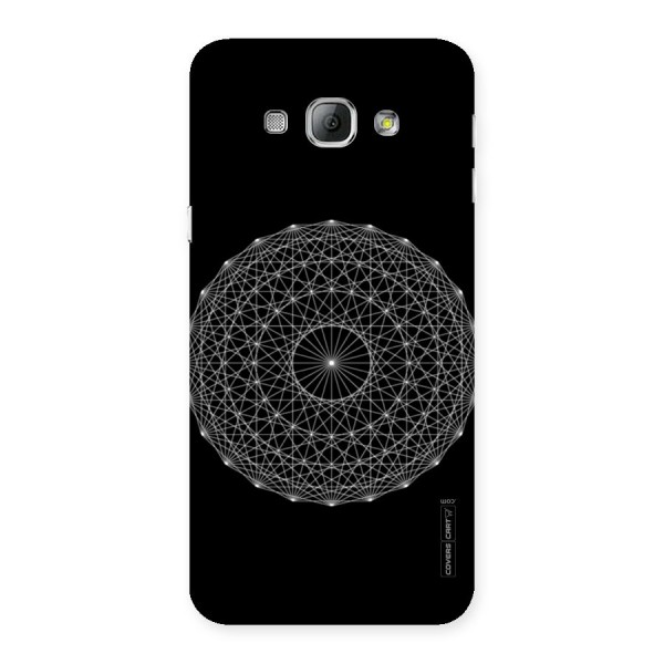 Black Clipart Back Case for Galaxy A8