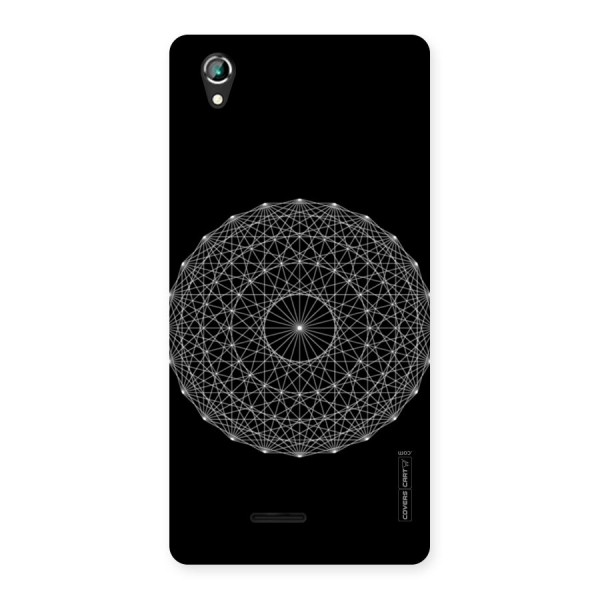 Black Clipart Back Case for Lava Iris 800