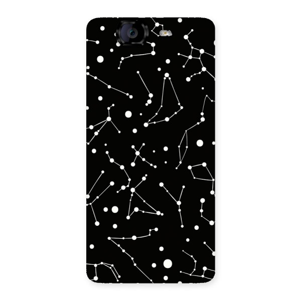 Black Constellation Pattern Back Case for Canvas Knight A350