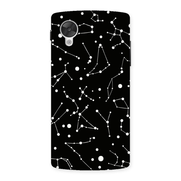 Black Constellation Pattern Back Case for Google Nexus 5