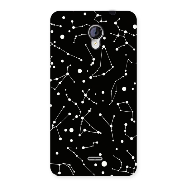 Black Constellation Pattern Back Case for Micromax Unite 2 A106