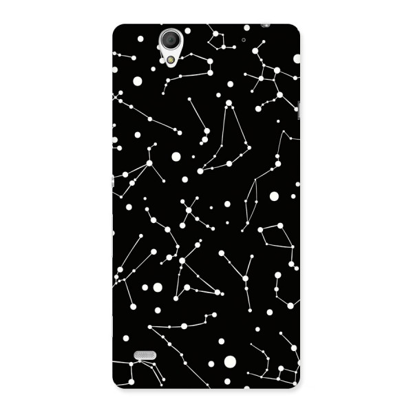 Black Constellation Pattern Back Case for Sony Xperia C4