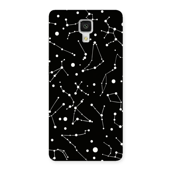 Black Constellation Pattern Back Case for Xiaomi Mi 4
