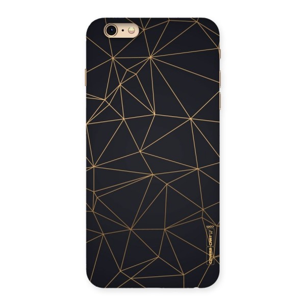 Black Golden Lines Back Case for iPhone 6 Plus 6S Plus