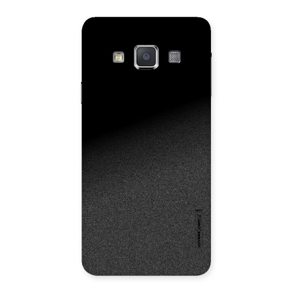 Black Grey Noise Fusion Back Case for Galaxy A3