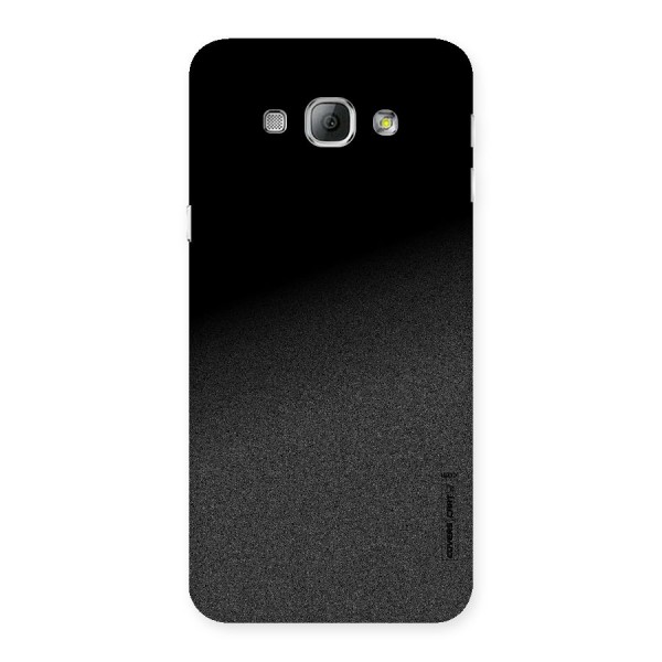 Black Grey Noise Fusion Back Case for Galaxy A8