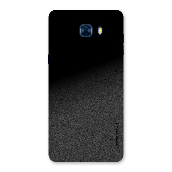 Black Grey Noise Fusion Back Case for Galaxy C7 Pro