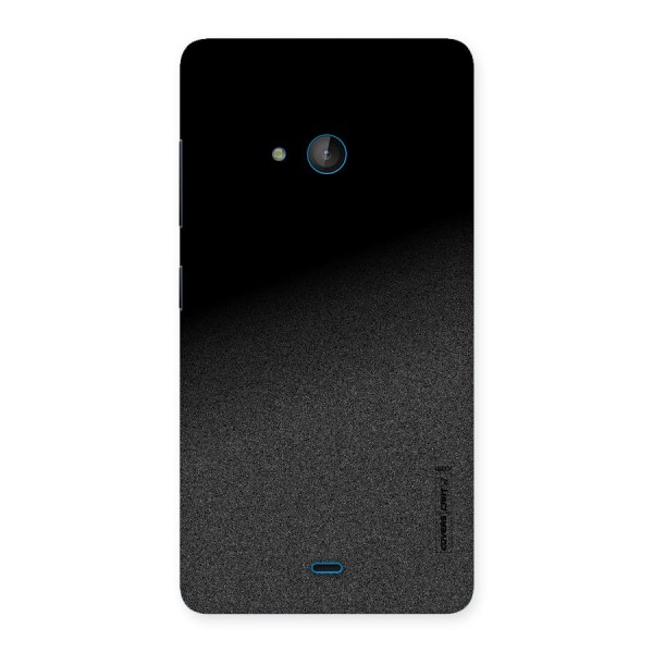 Black Grey Noise Fusion Back Case for Lumia 540