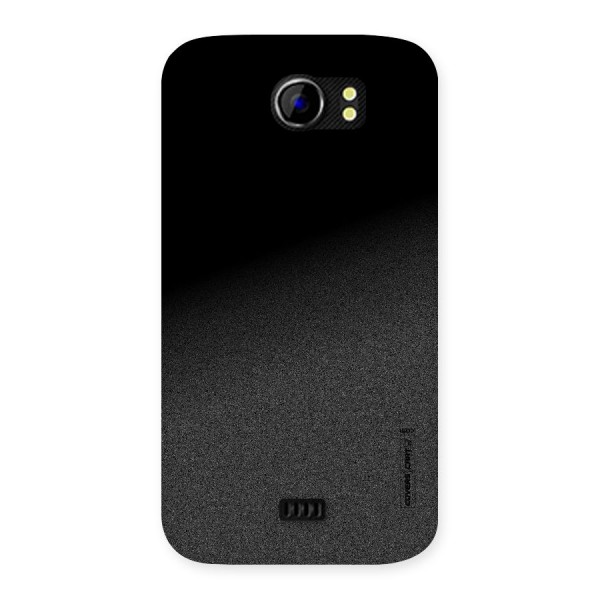 Black Grey Noise Fusion Back Case for Micromax Canvas 2 A110